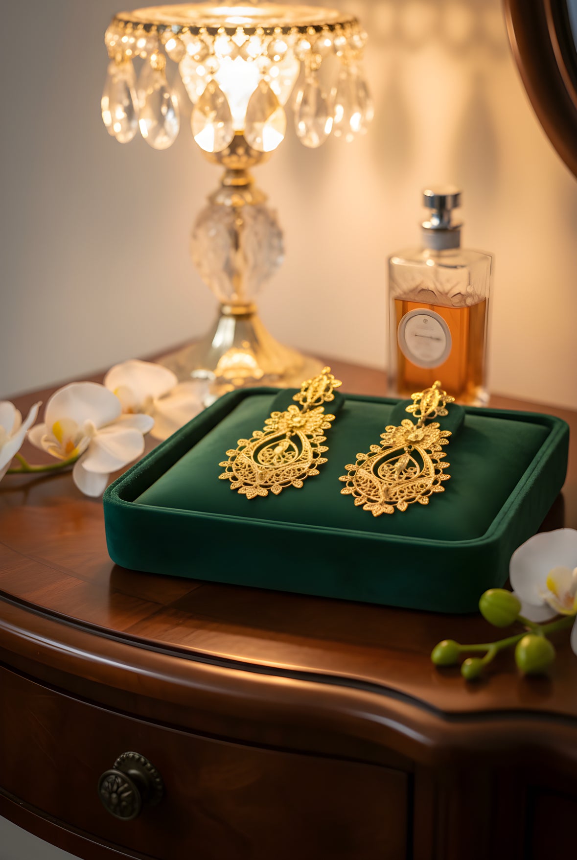 Princess Earrings (Gold Plated)