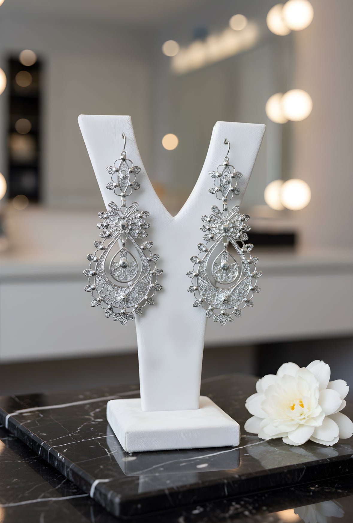 Brincos de Princesa (Prateado)