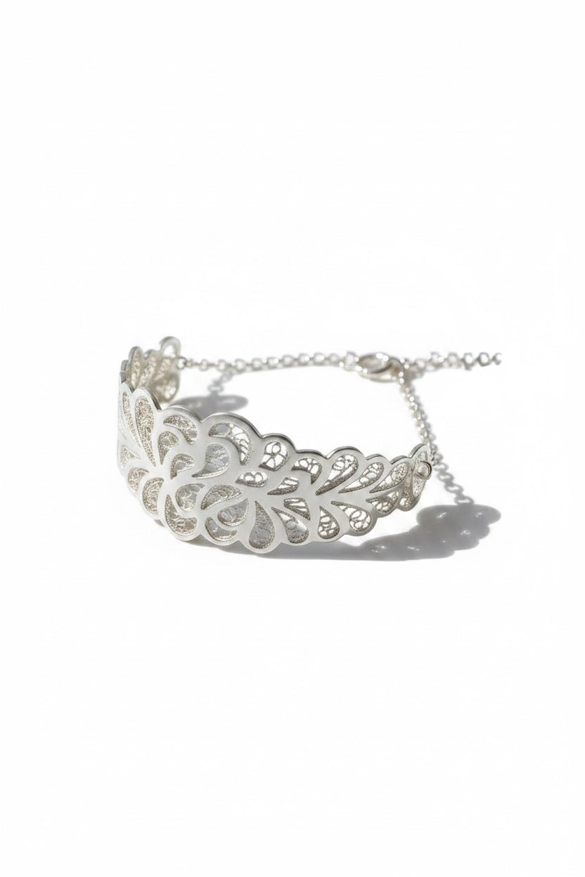 Cleopatra IV Bracelete Prateada