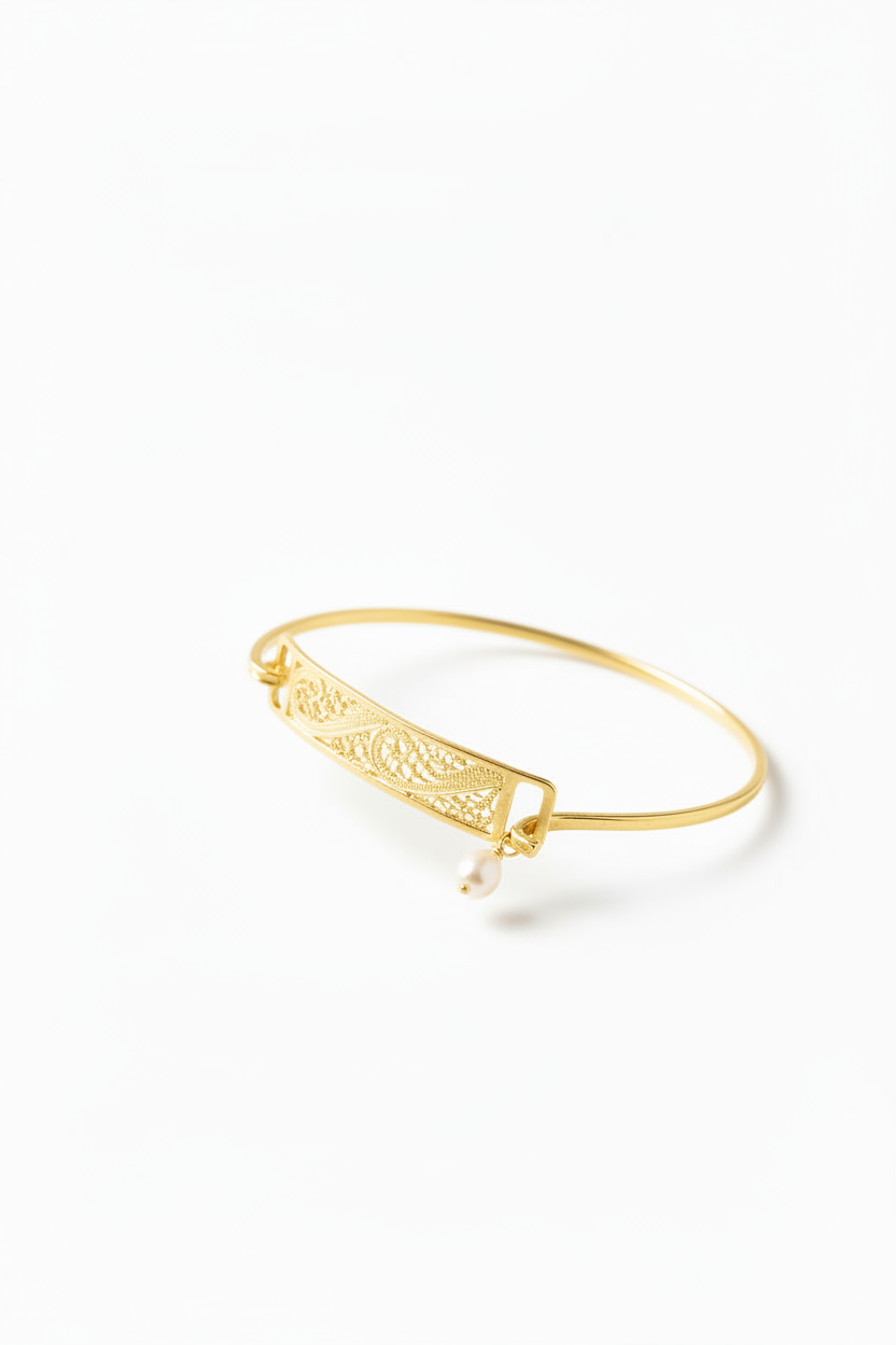 Casablanca IV Bracelete Banhada em Ouro