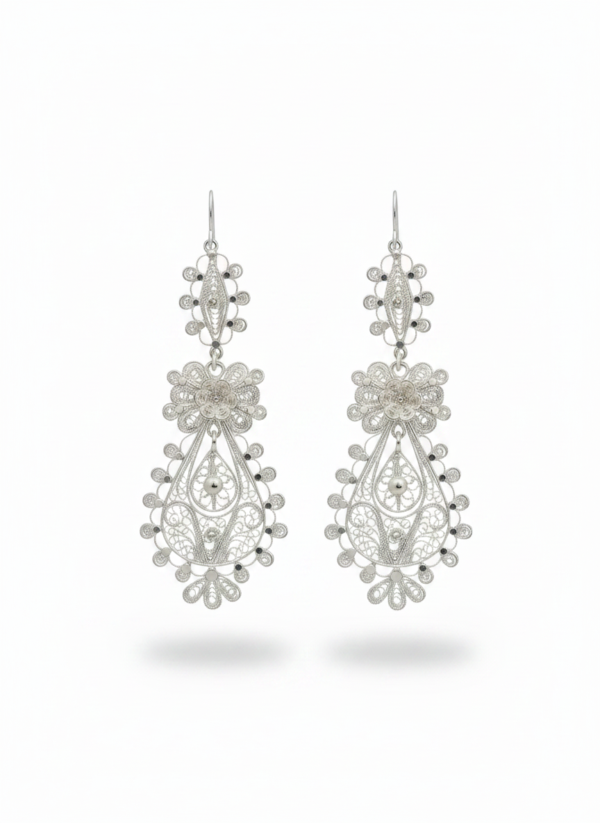 Princess Earrings (Silver)