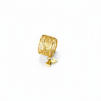 Mary III Anel Banhado em Ouro