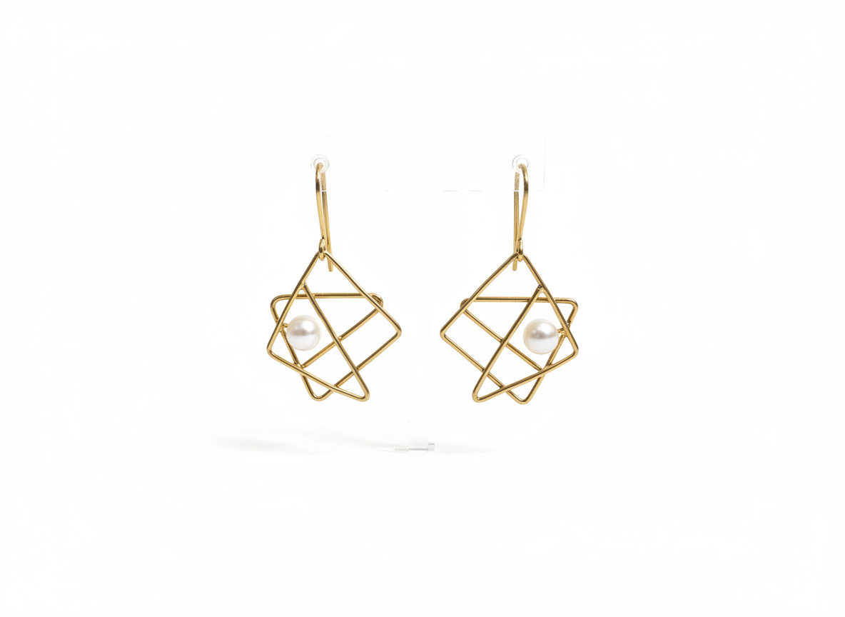 Cassandra II Brincos Banhados em Ouro