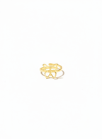 Metamorfose III Anel Banhado em Ouro